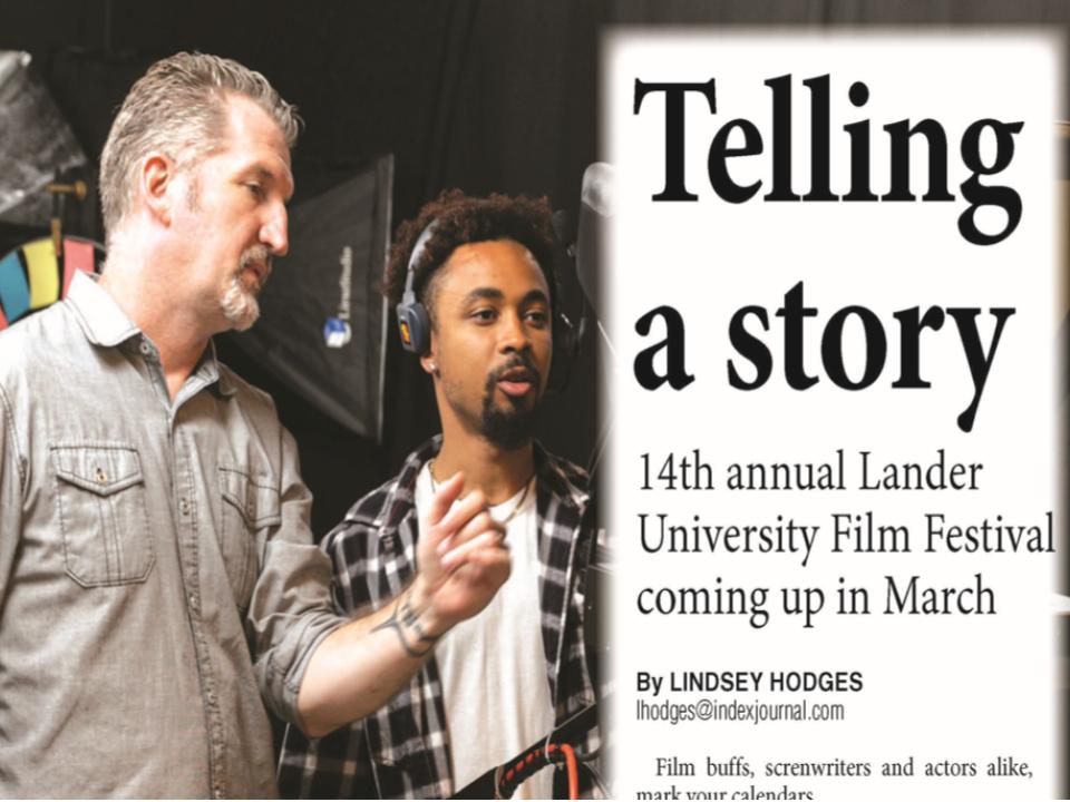 Fragment of student newspaper.